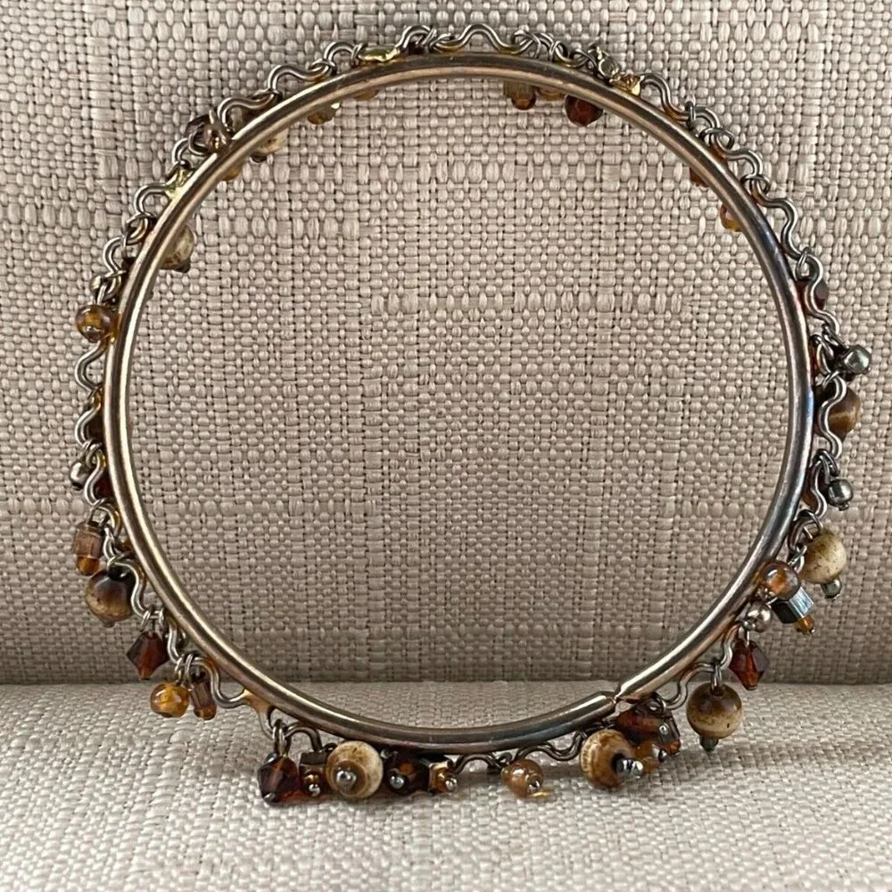 Women Bracelet Silver Tone Beads Fashion Jewelry Wrist Band Unbranded - Picture 8 of 10